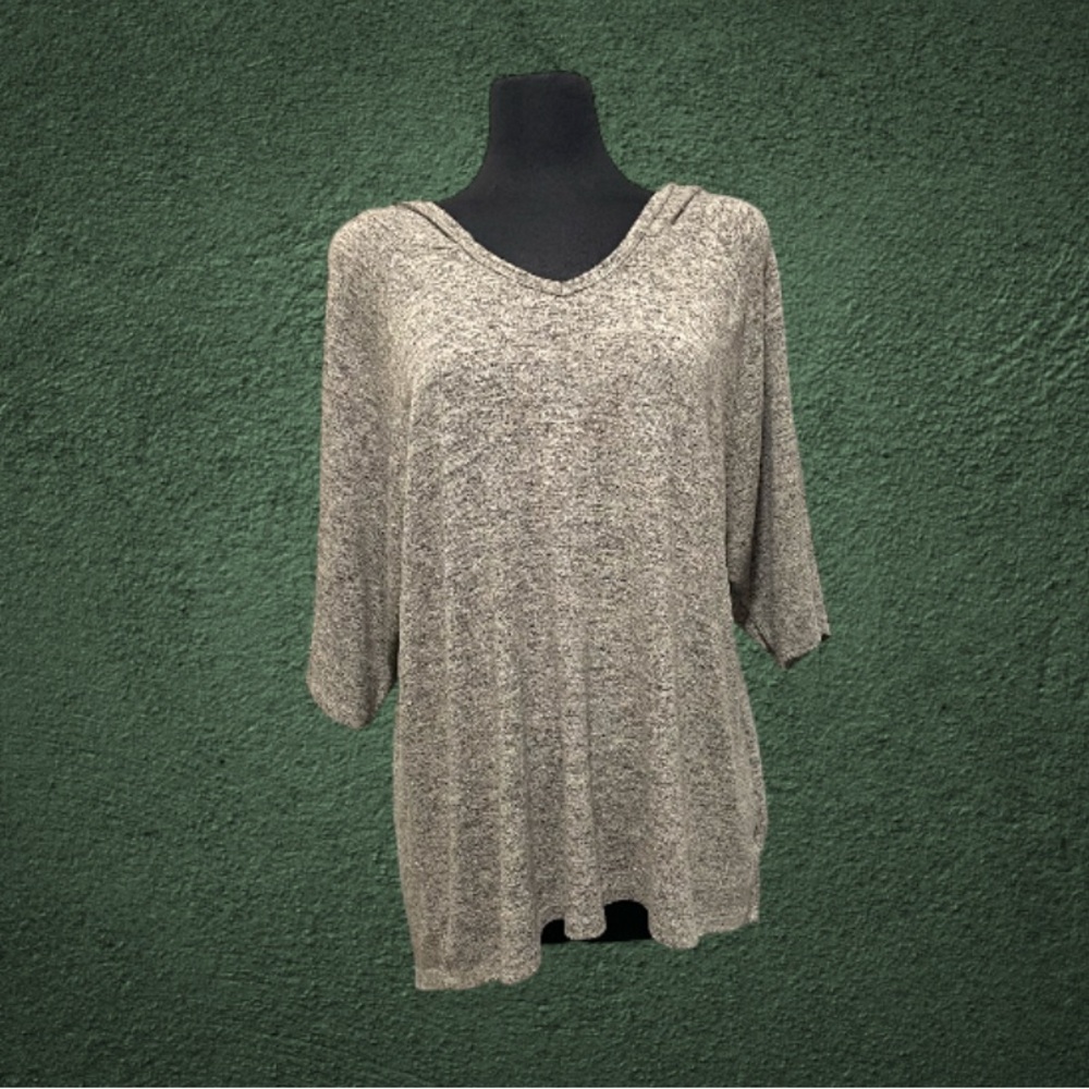 El Bloom Hoodie Sweater 2/3 Sleeves Size‎ large